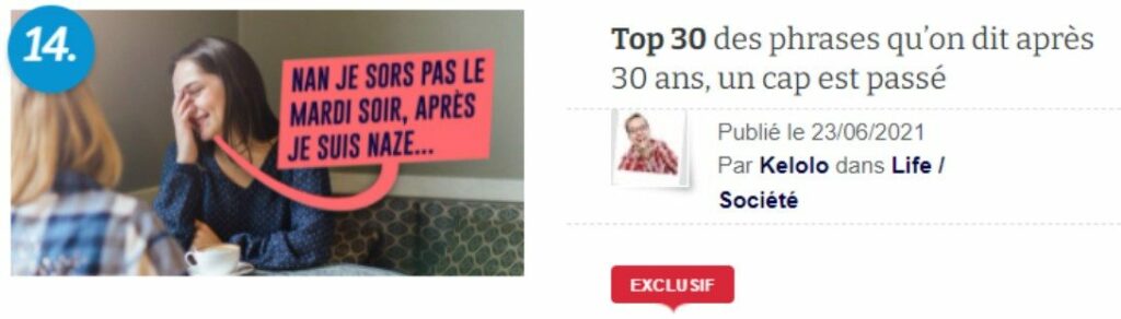 exemple article top