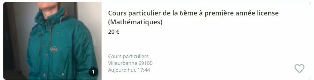 exemple cours particulier math