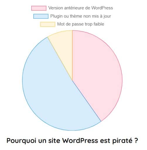 pourquoi un site wordpress est pirate