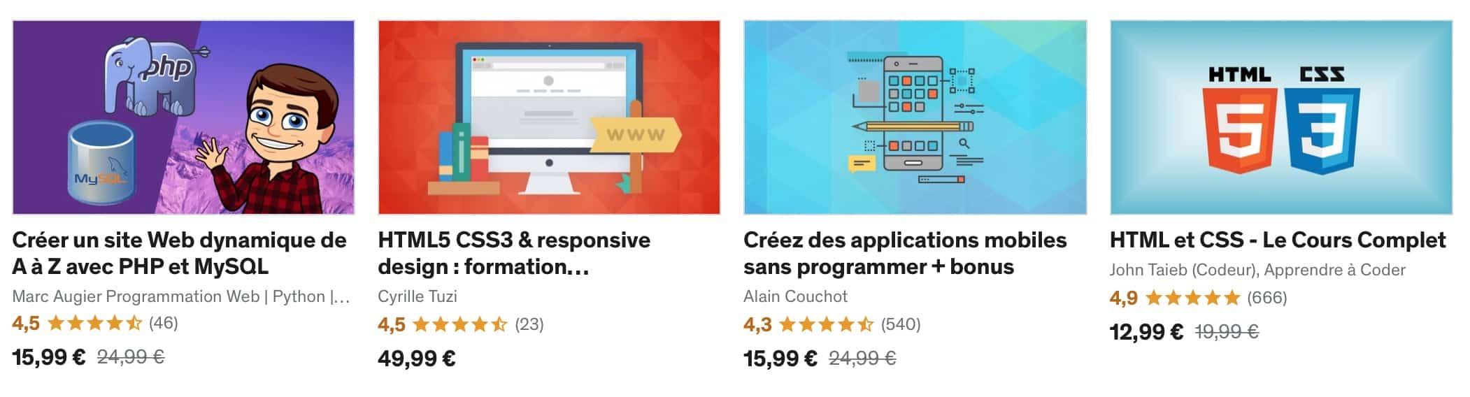 cours udemy