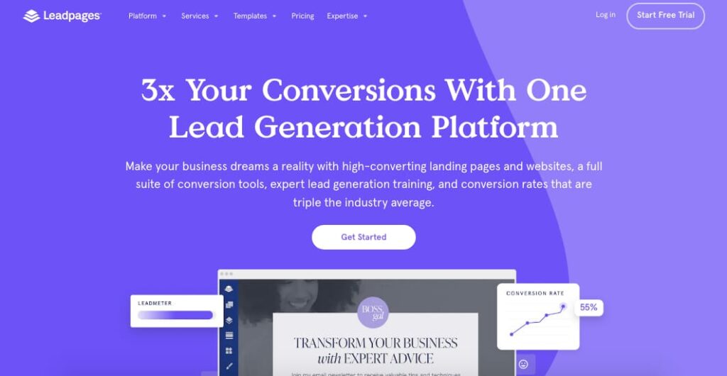 interface leadpages
