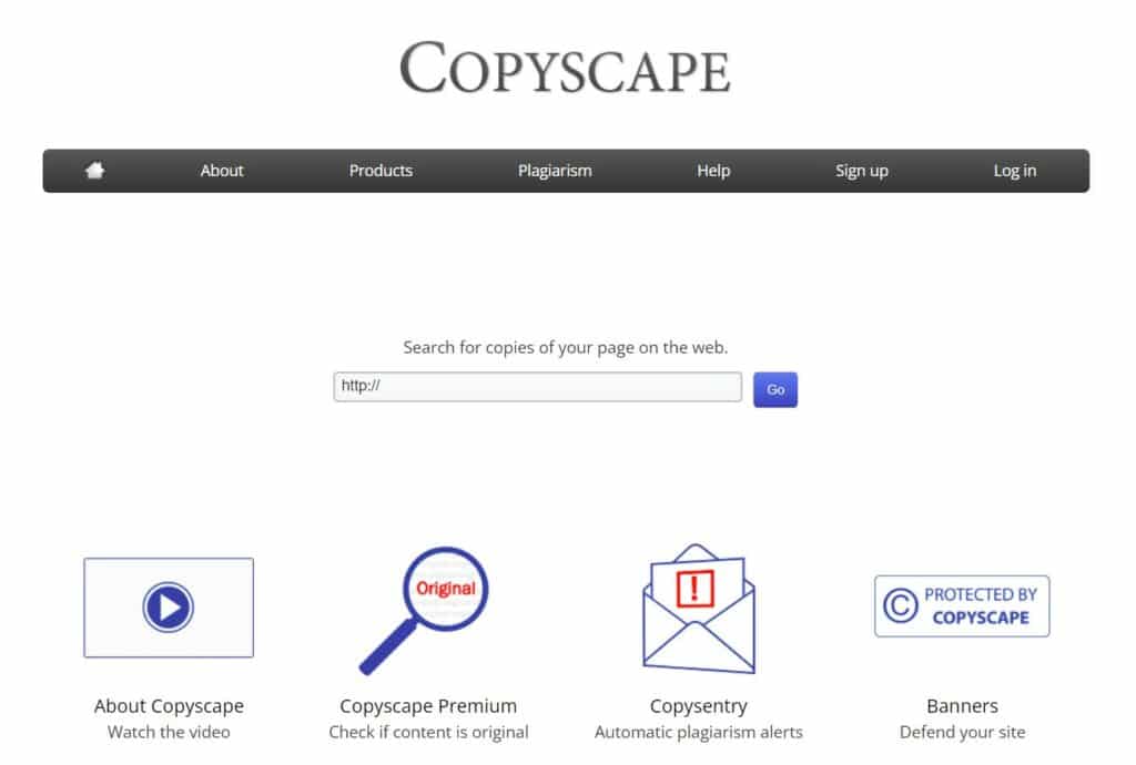 interface copyscape