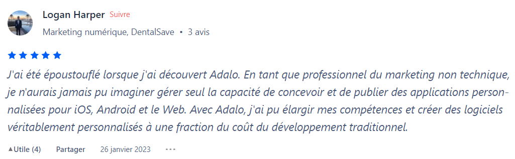 adalo avis client 1