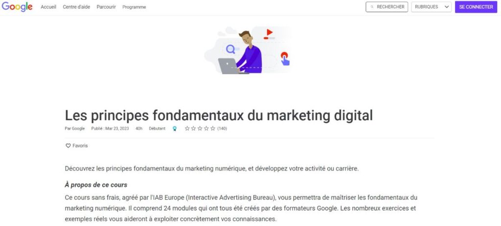 interface les principes fondamentaux du marketing digital