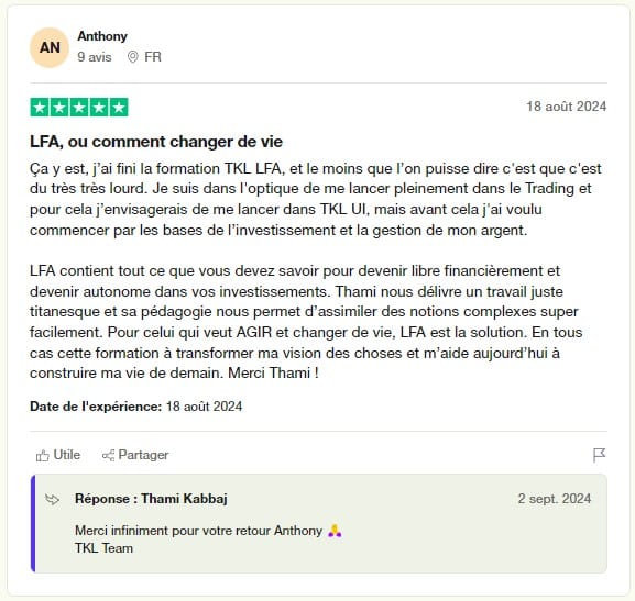 avis 3 trustpilot thami kabbaj