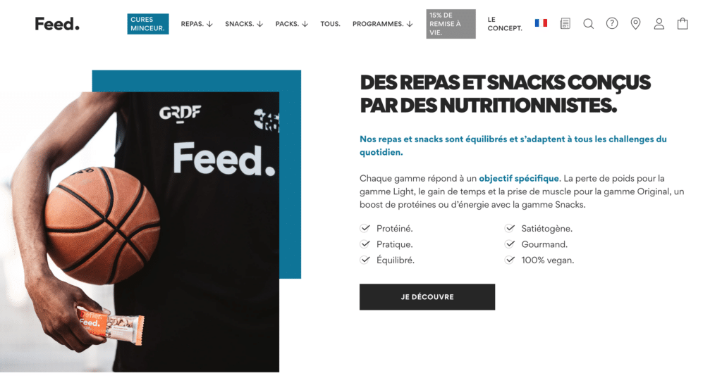 exemple proposition valeur feed