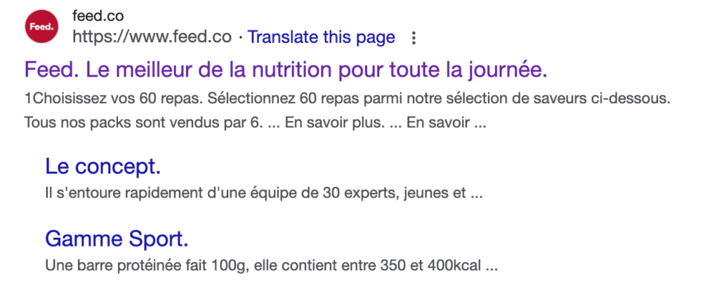 proposition valeur feed